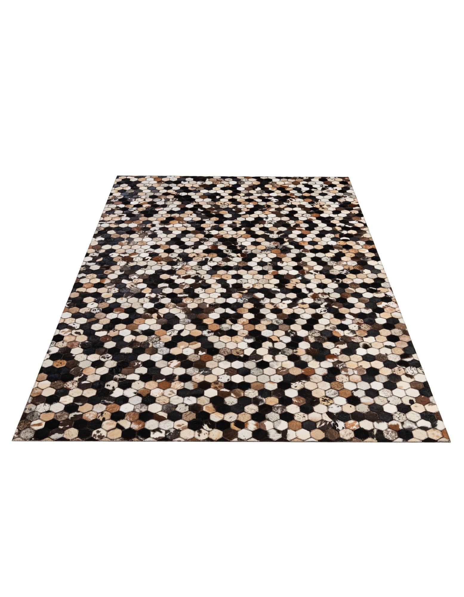 5' 1 x 8' Cowhide - Patchwork Rug