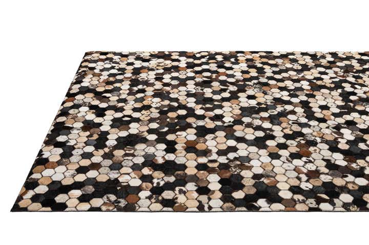 5' 1 x 8' Cowhide - Patchwork Rug