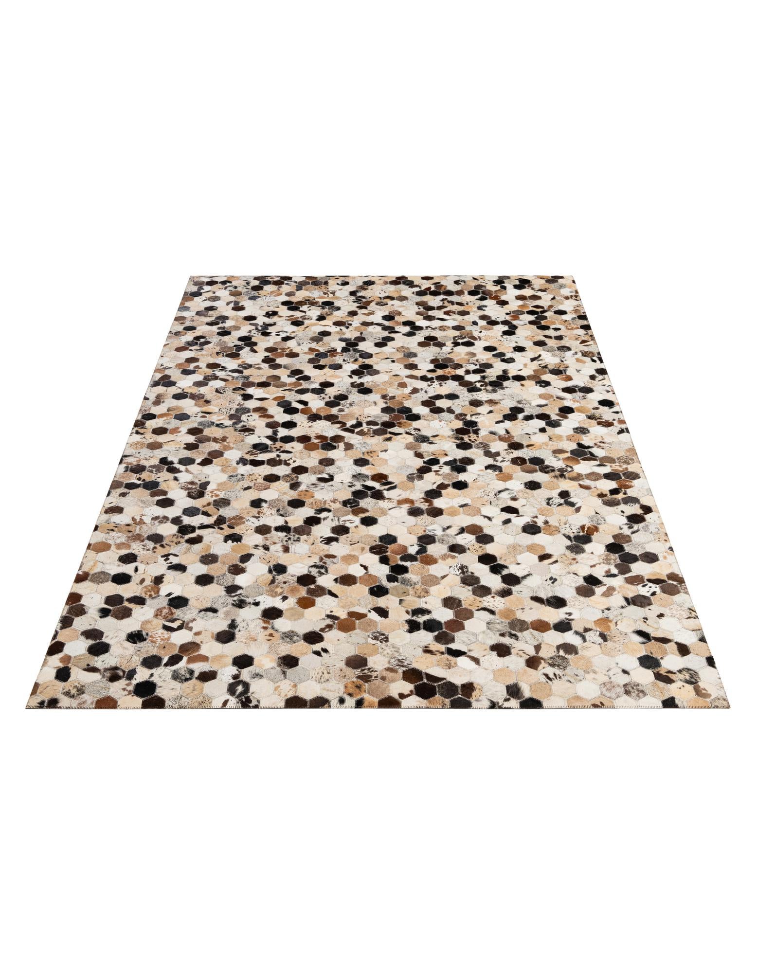5' x 7' 10 Cowhide - Patchwork Rug