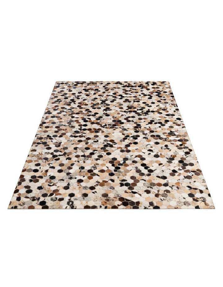 5' x 7' 10 Cowhide - Patchwork Rug