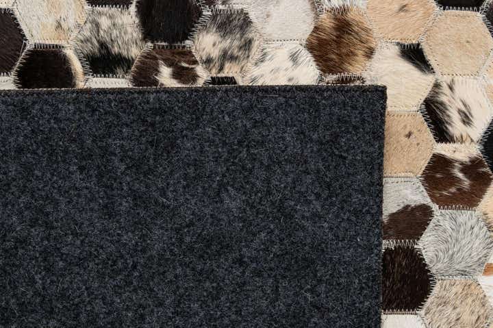 5' x 7' 10 Cowhide - Patchwork Rug