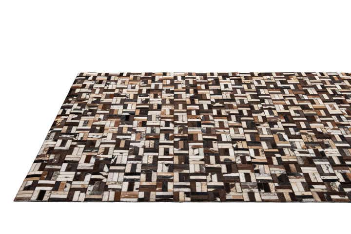 4' 11 x 7' 10 Cowhide - Patchwork Rug