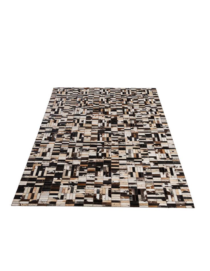Detail image of 5' x 7' 10 Cowhide - Patchwork Rug