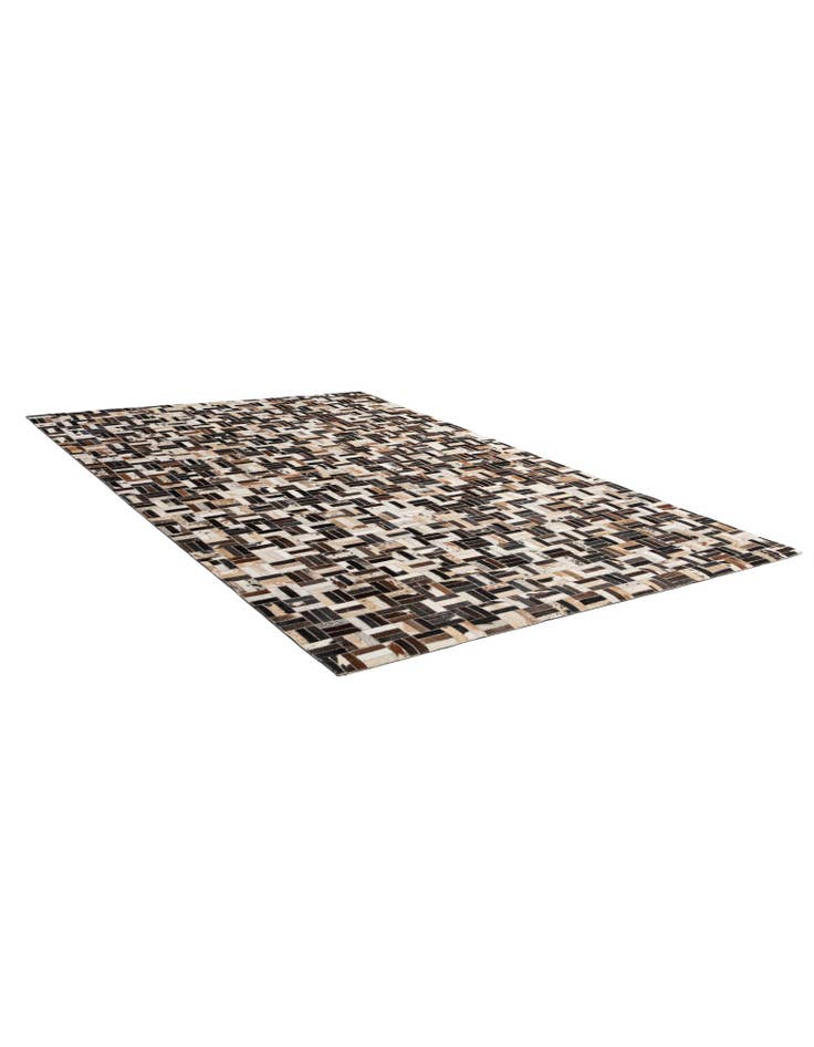 Detail image of 5' x 7' 11 Cowhide - Patchwork Rug
