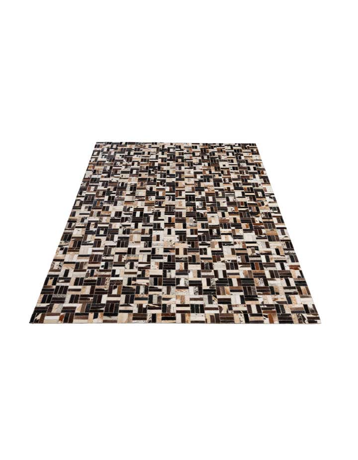 5' x 7' 11 Cowhide - Patchwork Rug