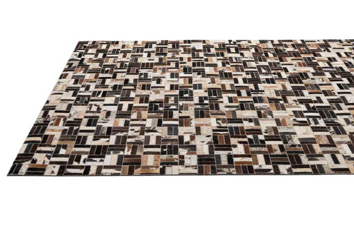 5' x 7' 11 Cowhide - Patchwork Rug