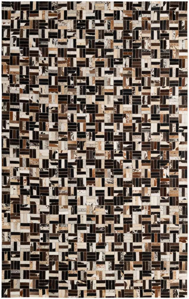5' x 7' 11 Cowhide - Patchwork Rug