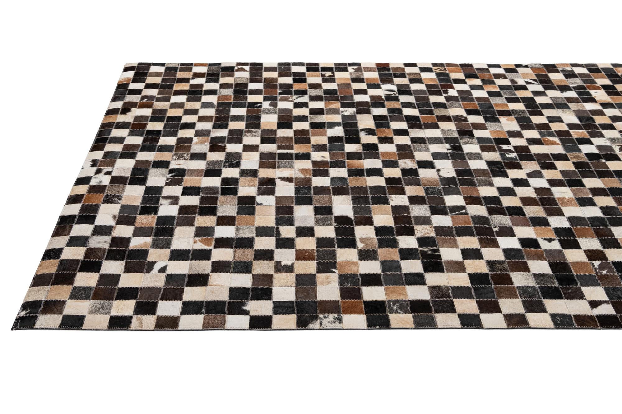 5' x 8' Cowhide - Patchwork Rug