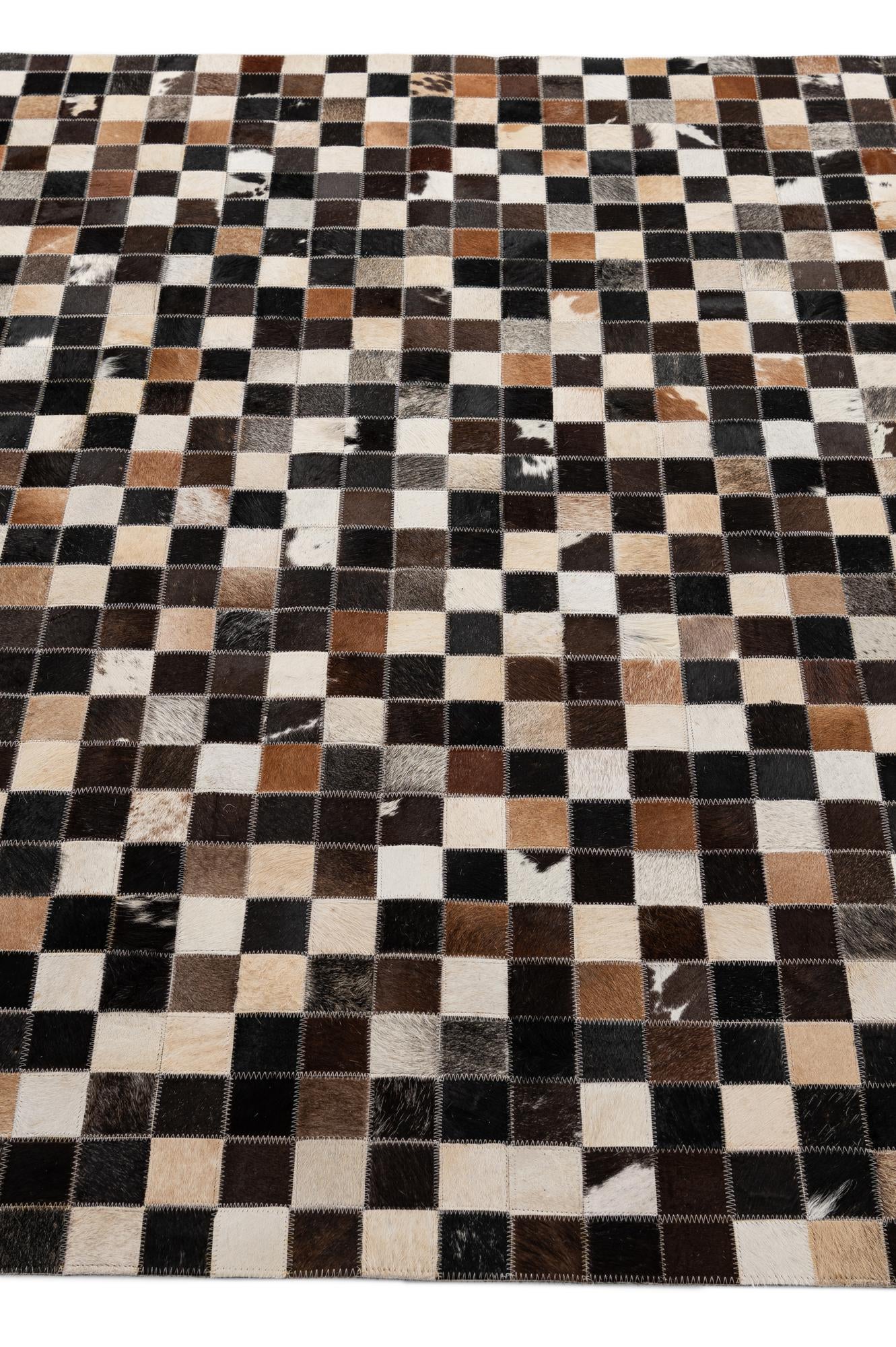 5' x 8' Cowhide - Patchwork Rug