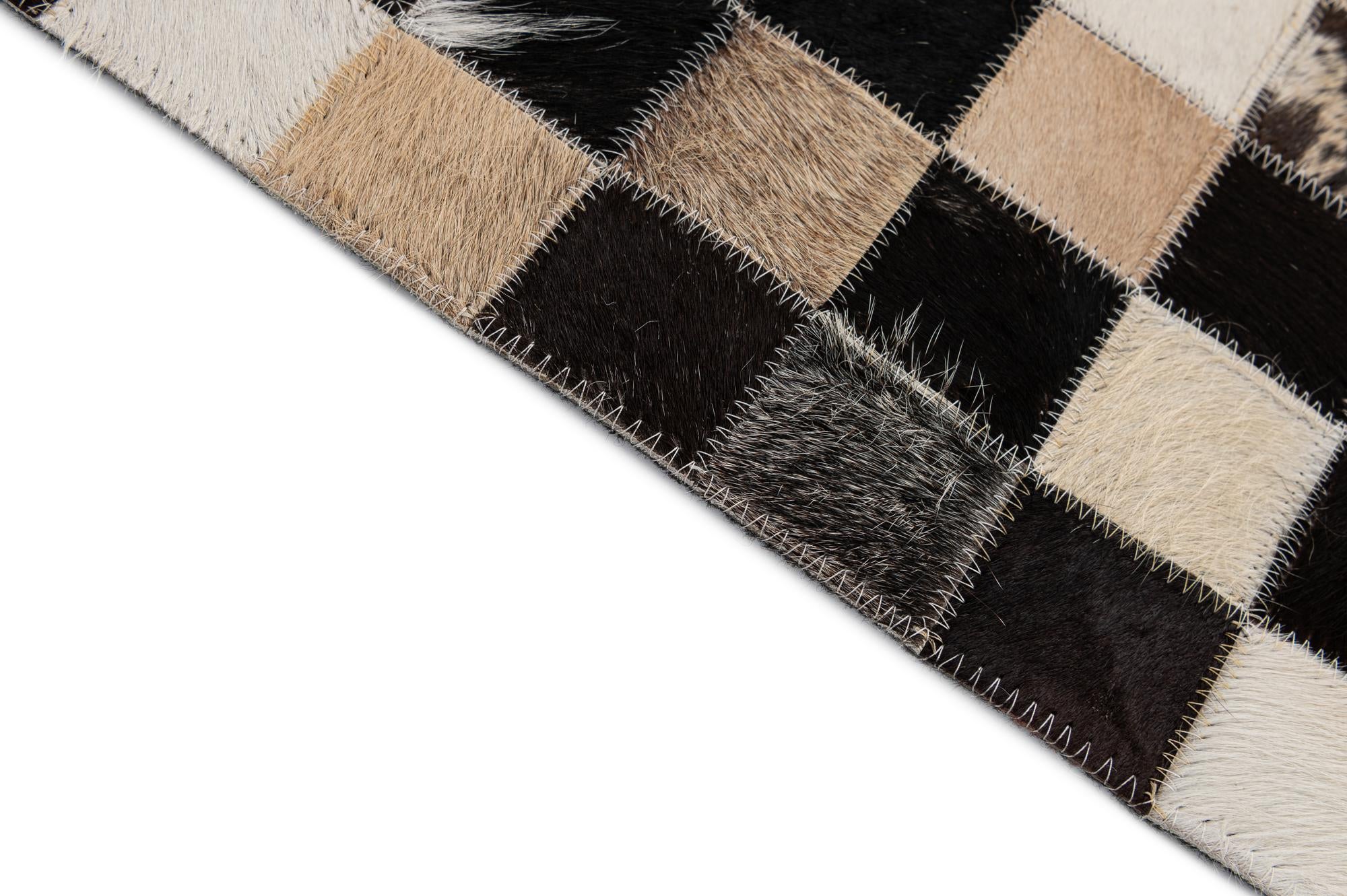 5' x 8' Cowhide - Patchwork Rug