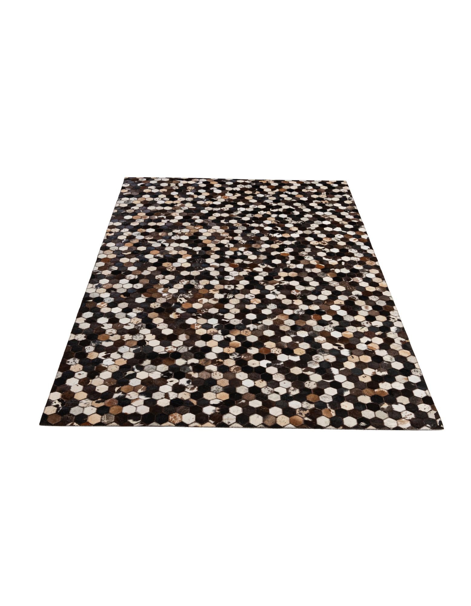 5' 1 x 8' Cowhide - Patchwork Rug