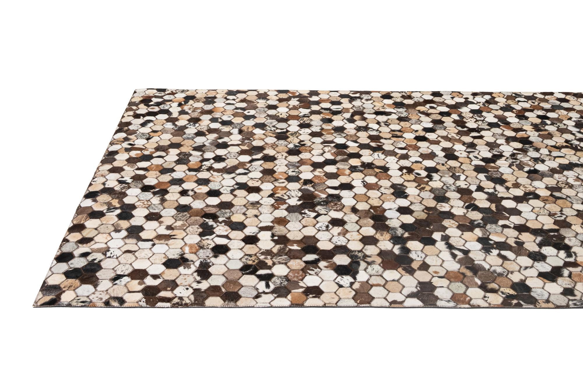 5' 1 x 7' 11 Cowhide - Patchwork Rug