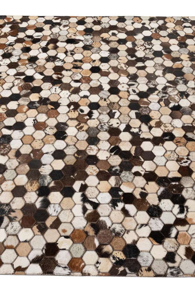 5' 1 x 7' 11 Cowhide - Patchwork Rug