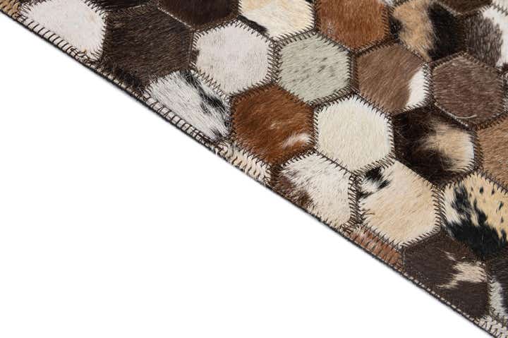 5' 1 x 7' 11 Cowhide - Patchwork Rug