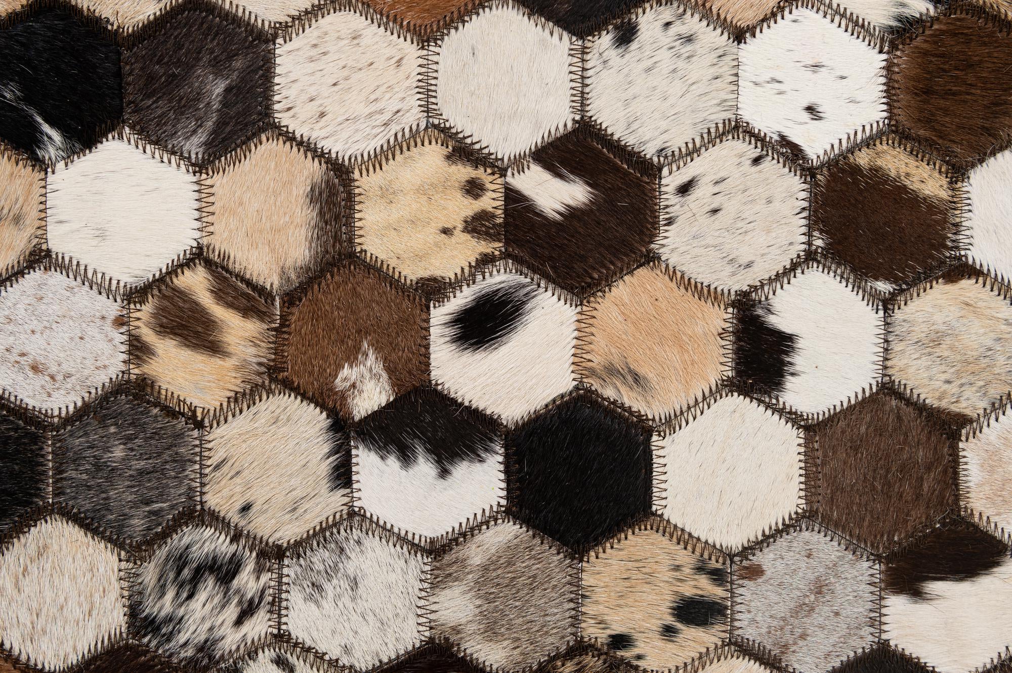 5' 1 x 7' 11 Cowhide - Patchwork Rug