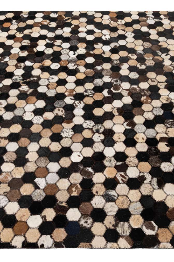 5' x 8' Cowhide - Patchwork Rug
