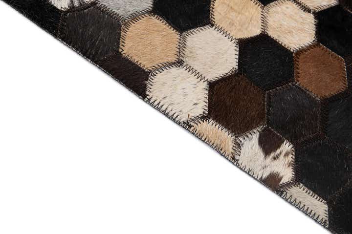 5' x 7' 11 Cowhide - Patchwork Rug