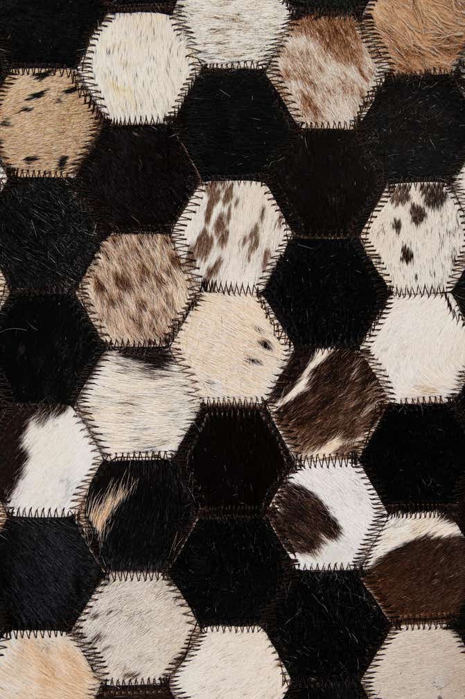 5' x 7' 11 Cowhide - Patchwork Rug