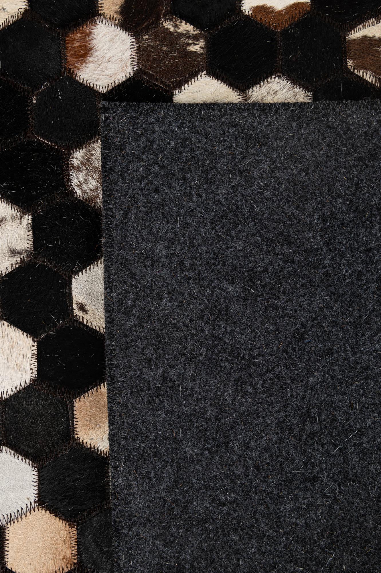 5' x 7' 11 Cowhide - Patchwork Rug
