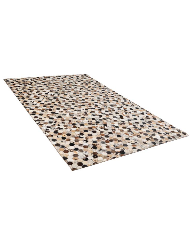 Detail image of 5' x 8' Cowhide - Patchwork Rug