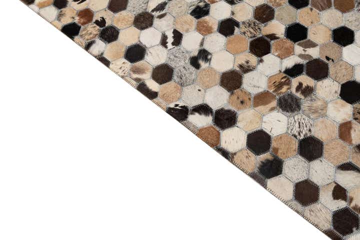 5' x 8' Cowhide - Patchwork Rug