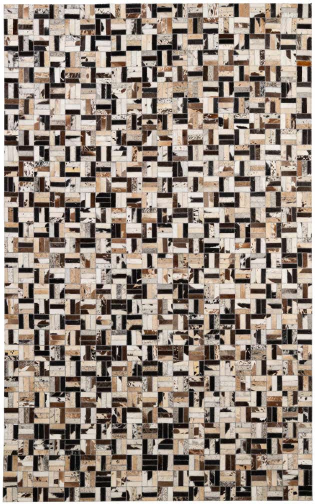 5' x 7' 11 Cowhide - Patchwork Rug