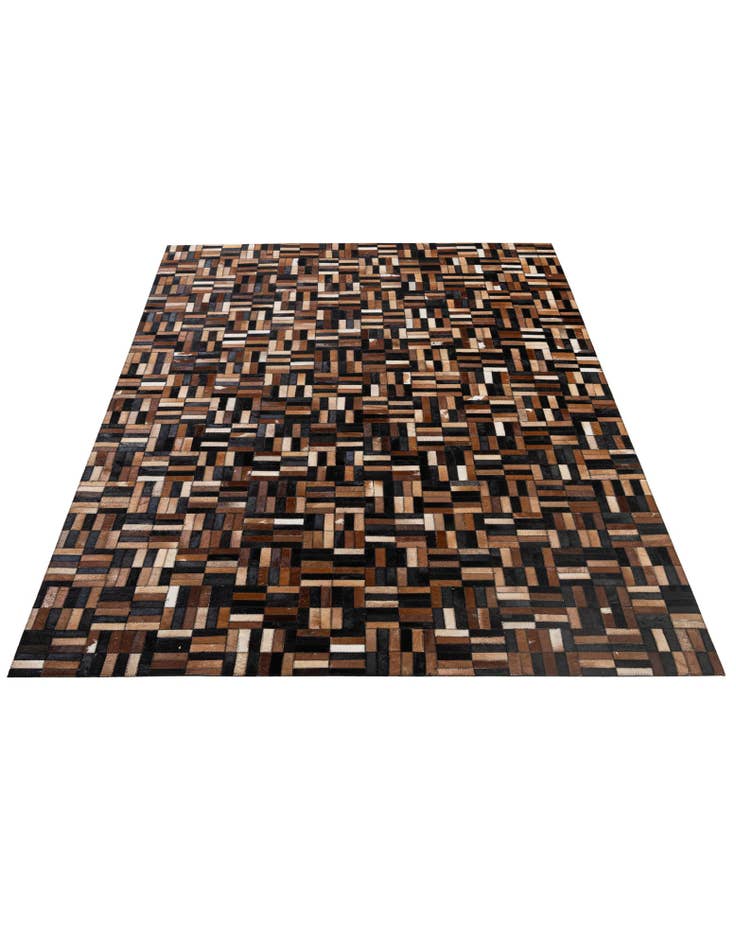 Detail image of 5' x 7' 11 Cowhide - Patchwork Rug