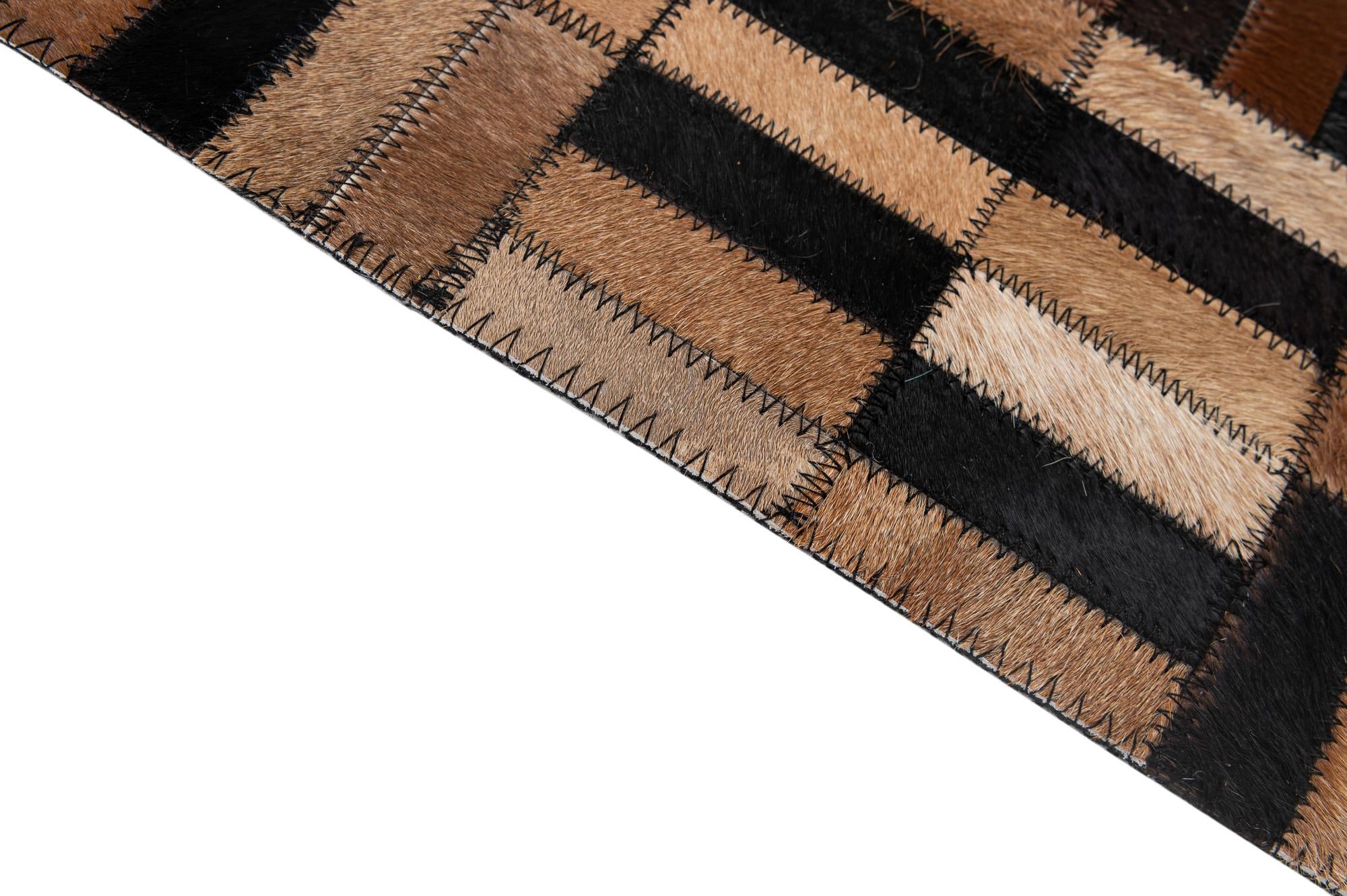 5' x 7' 11 Cowhide - Patchwork Rug