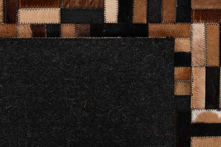 5' x 7' 11 Cowhide - Patchwork Rug