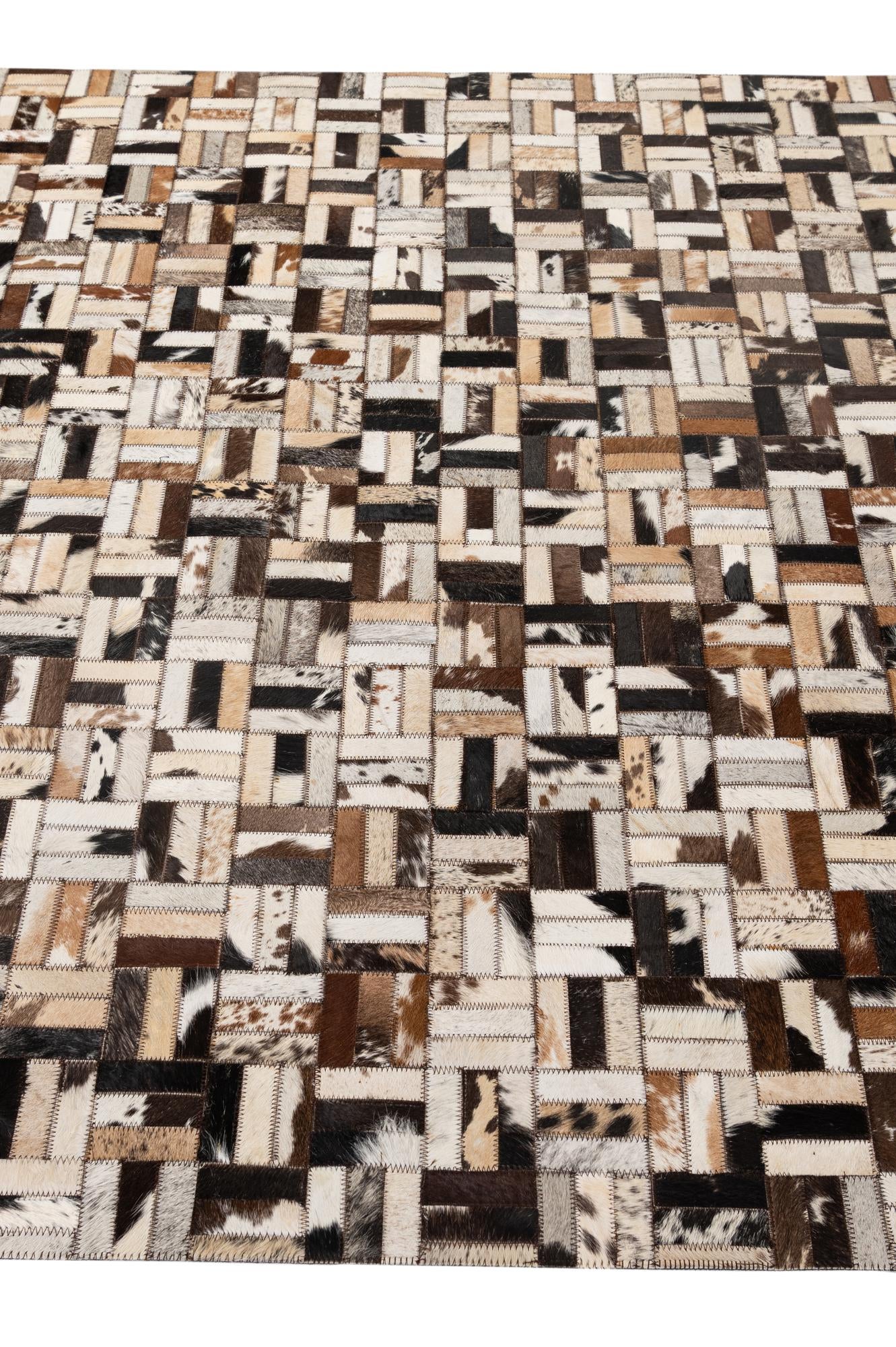 5' x 7' 11 Cowhide - Patchwork Rug