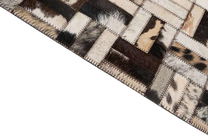 5' x 7' 11 Cowhide - Patchwork Rug