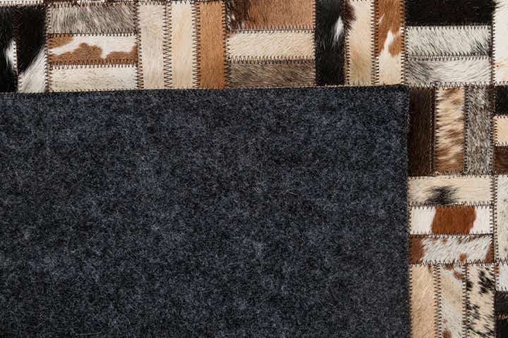5' x 7' 11 Cowhide - Patchwork Rug