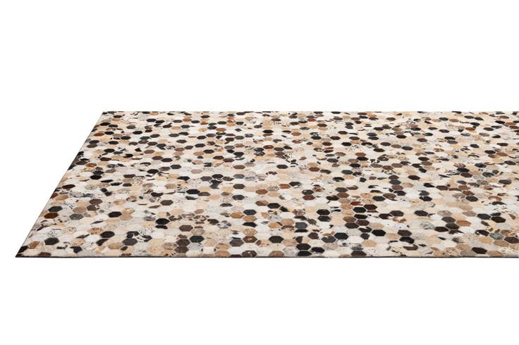 Detail image of 5' x 7' 11 Cowhide - Patchwork Rug