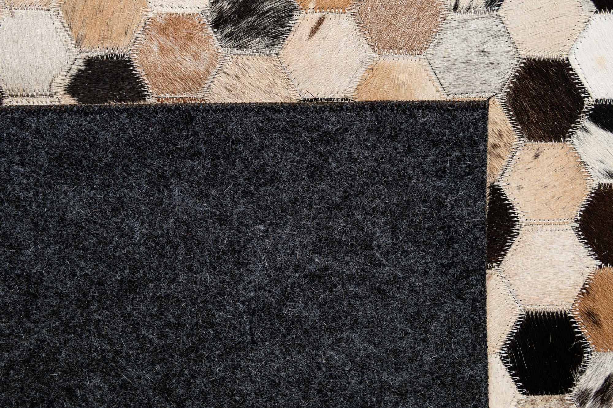 5' x 7' 11 Cowhide - Patchwork Rug
