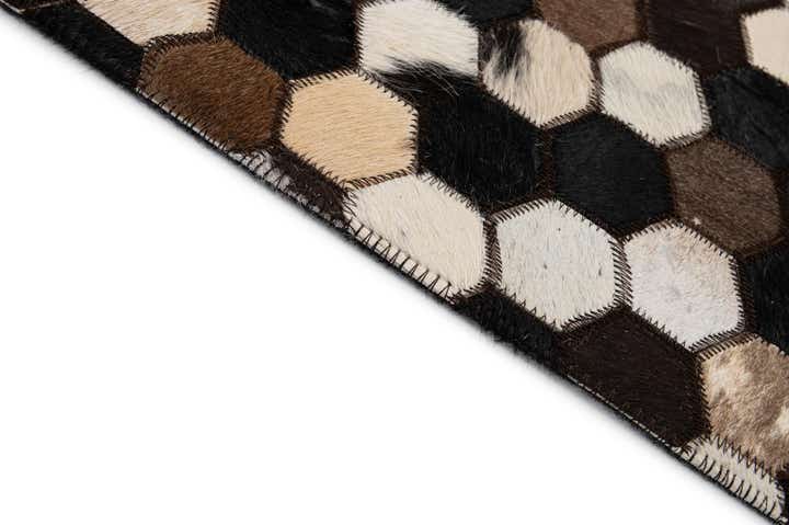 5' 1 x 7' 11 Cowhide - Patchwork Rug