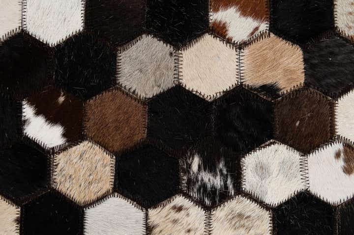 5' 1 x 7' 11 Cowhide - Patchwork Rug