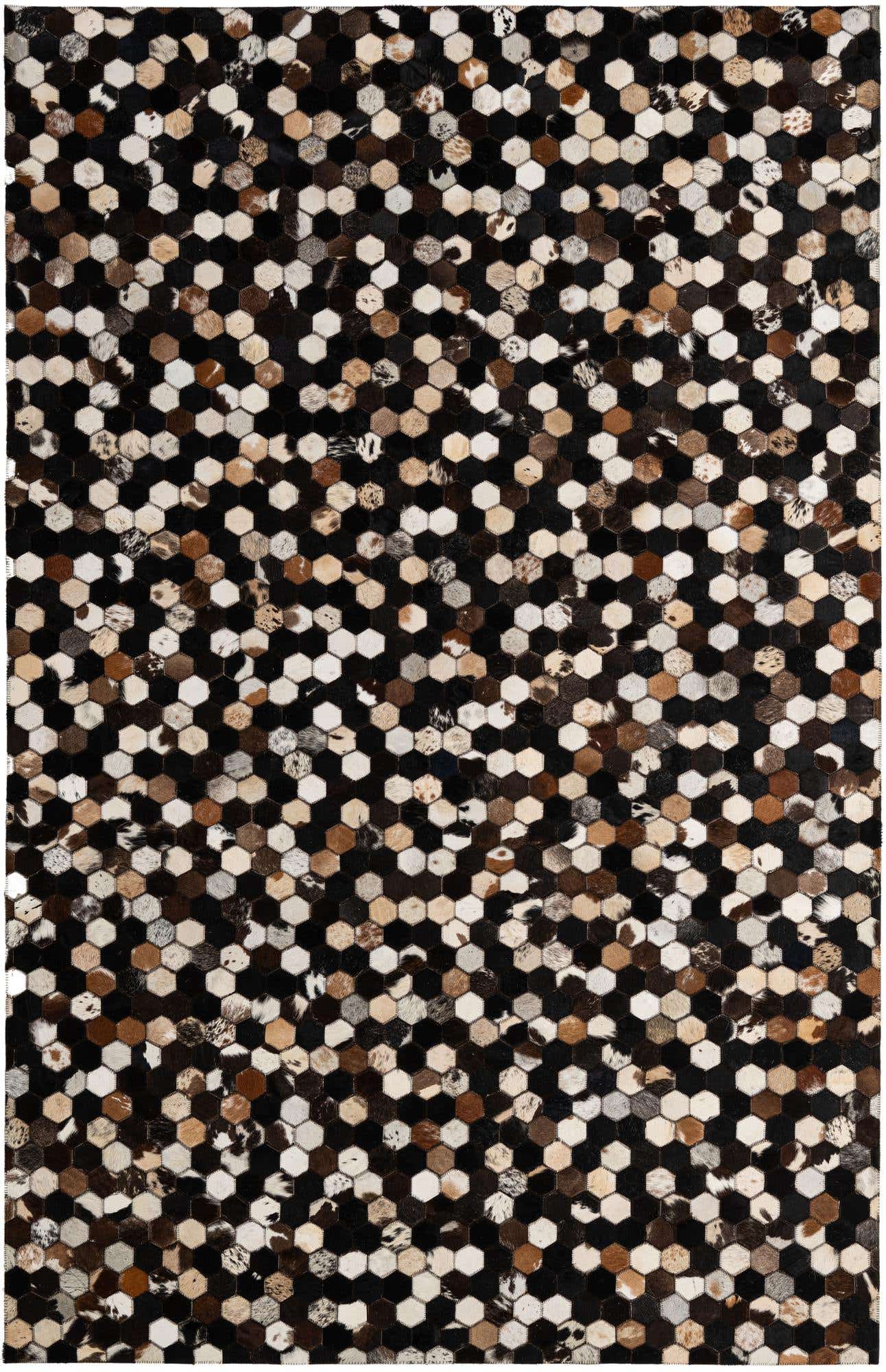 5' 1 x 7' 11 Cowhide - Patchwork Rug