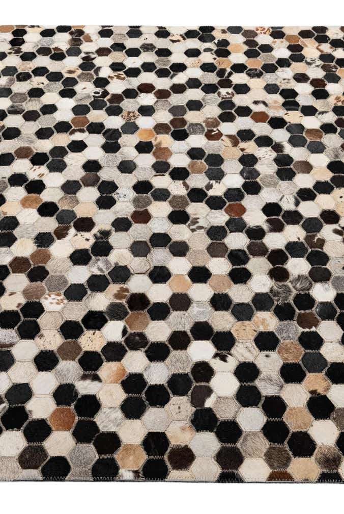 5' x 7' 11 Cowhide - Patchwork Rug