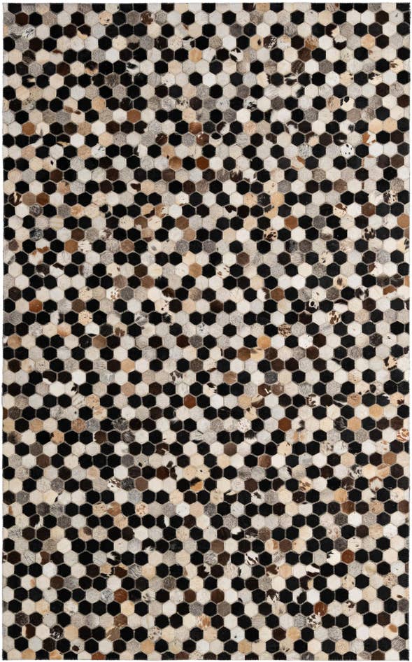 Detail image of 5' x 7' 11 Cowhide - Patchwork Rug