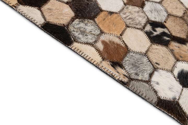 5' 1 x 7' 11 Cowhide - Patchwork Rug