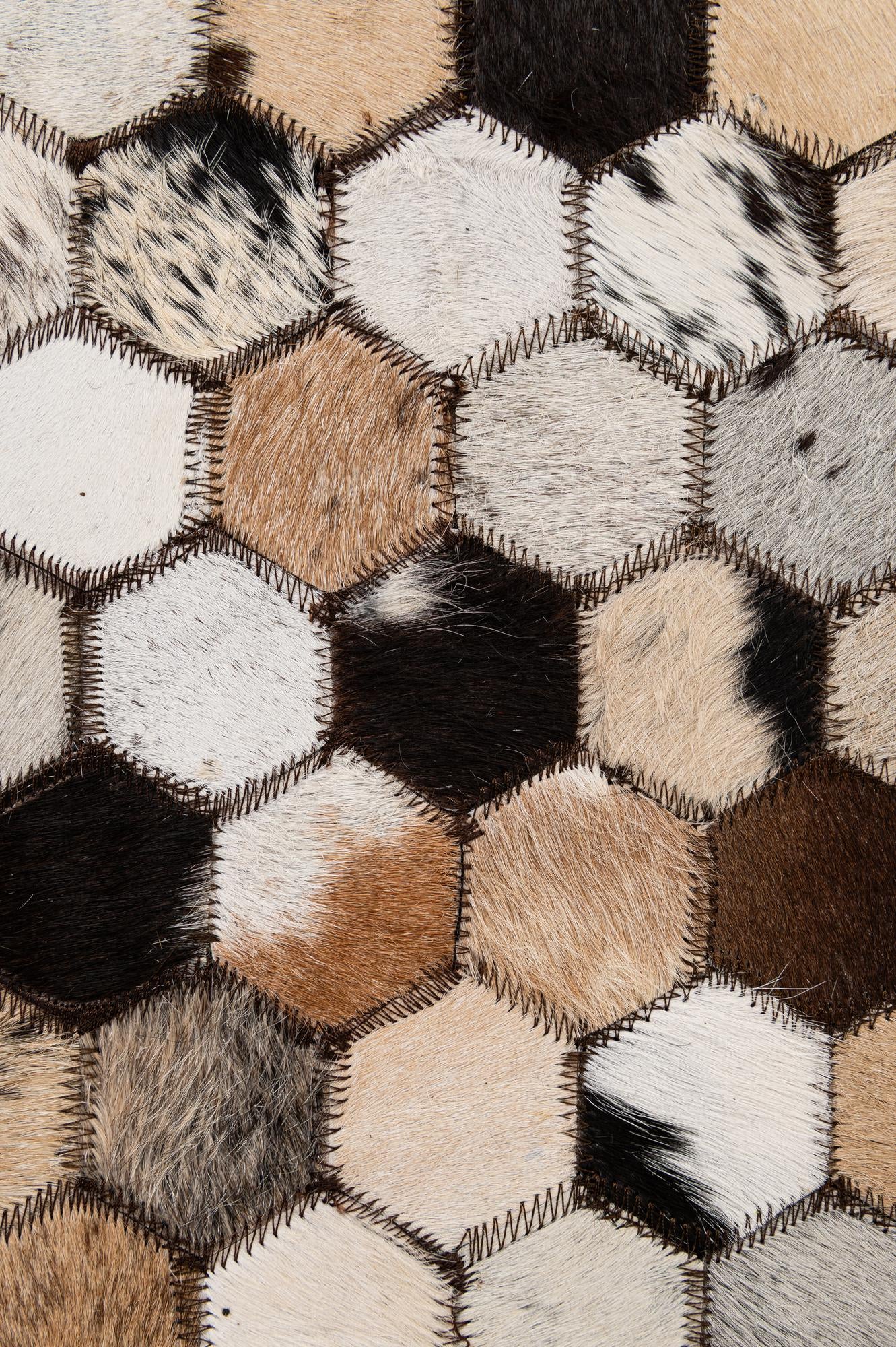 5' 1 x 7' 11 Cowhide - Patchwork Rug