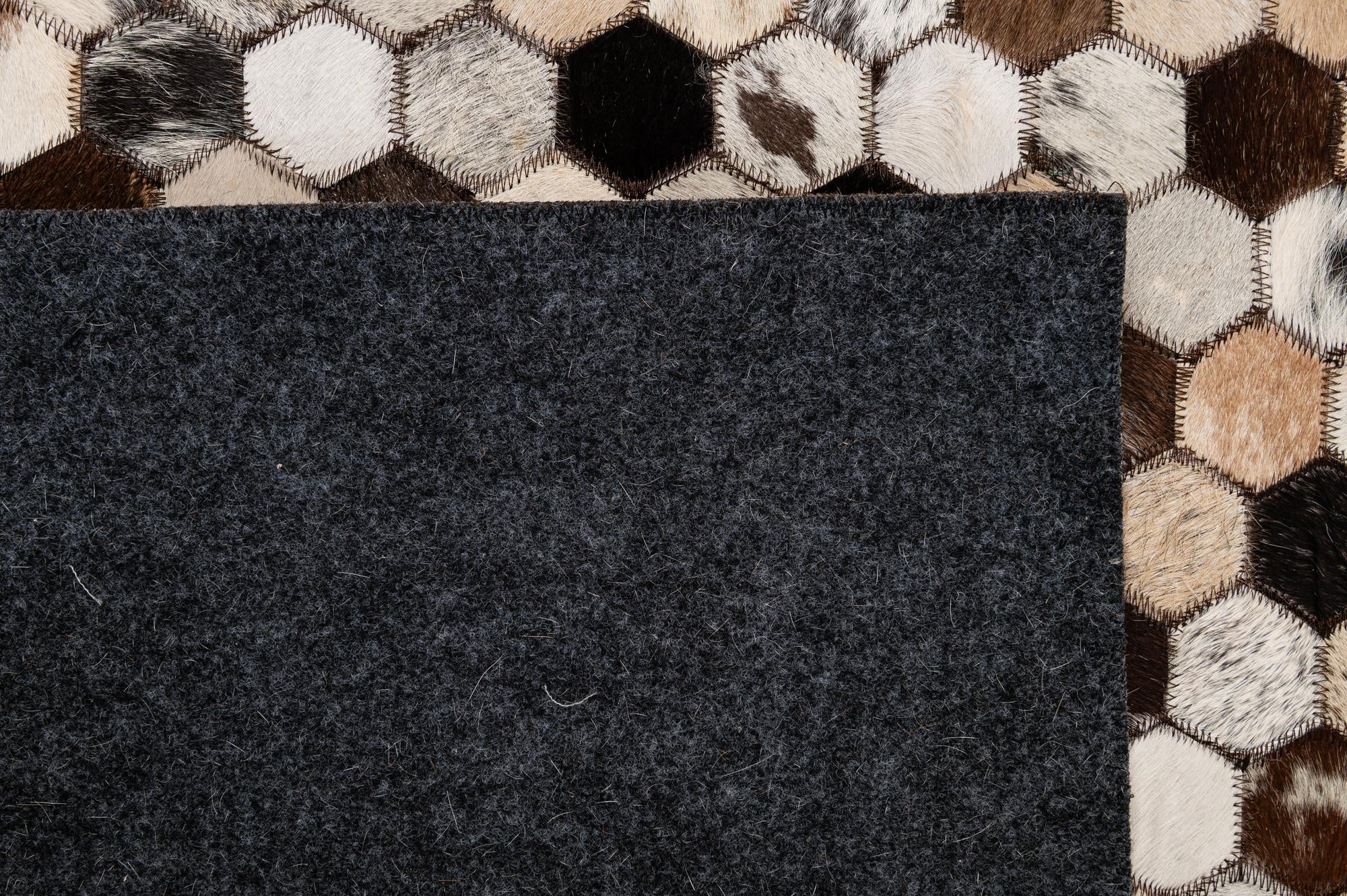 5' 1 x 7' 11 Cowhide - Patchwork Rug