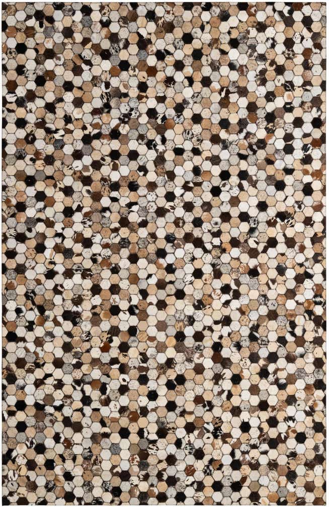 5' 1 x 7' 11 Cowhide - Patchwork Rug