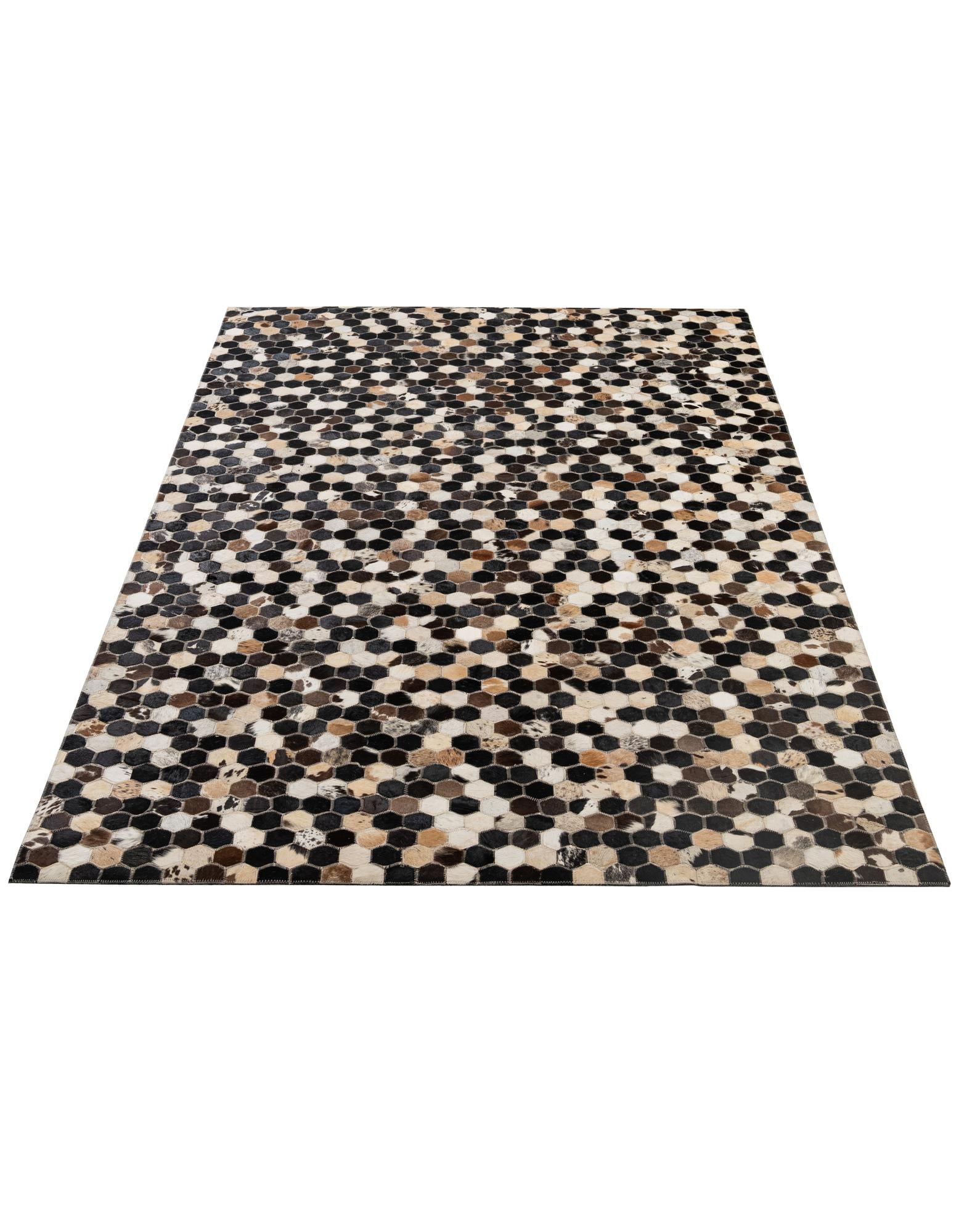 5' 1 x 8' 1 Cowhide - Patchwork Rug