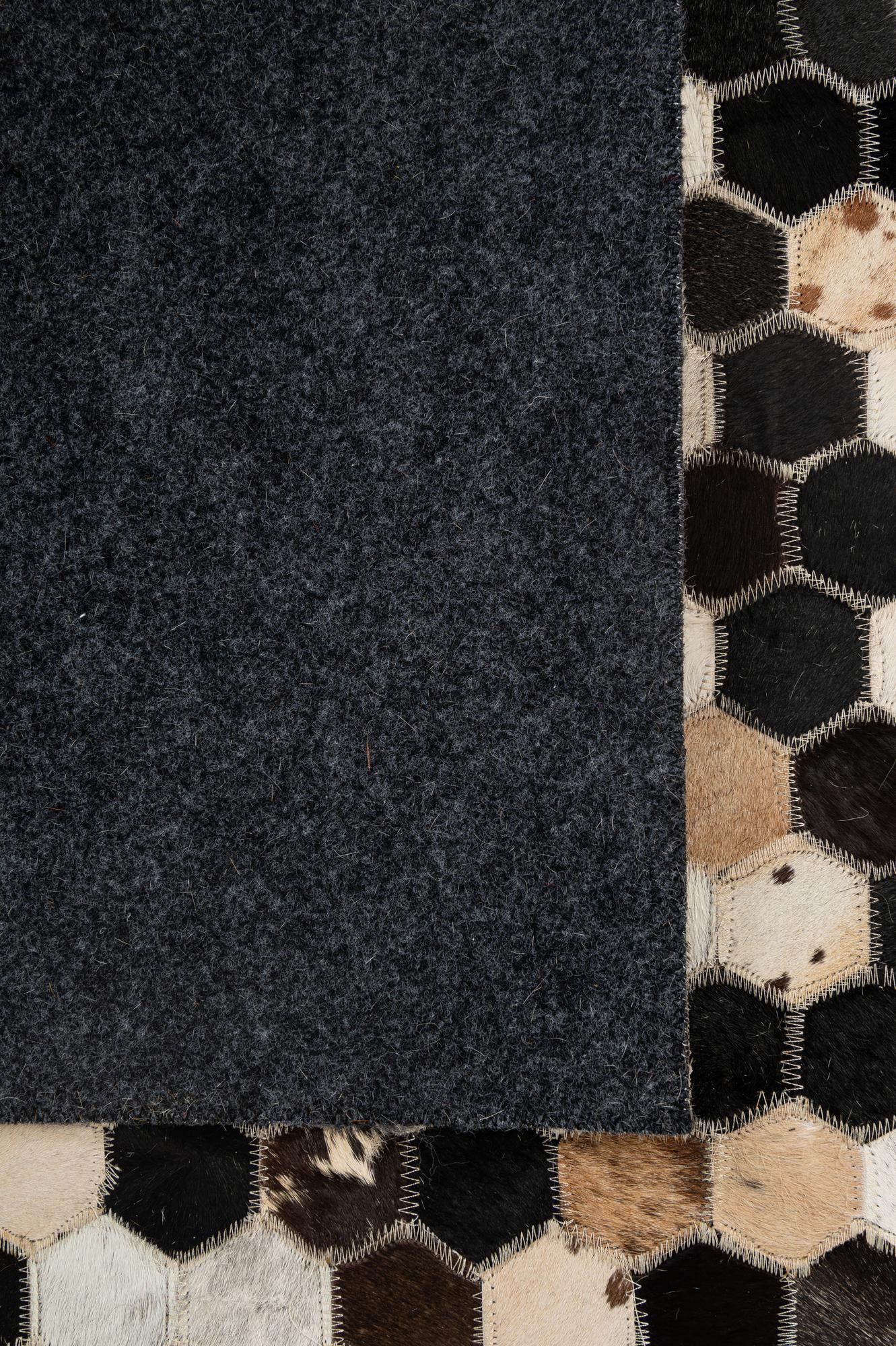 5' 1 x 8' 1 Cowhide - Patchwork Rug