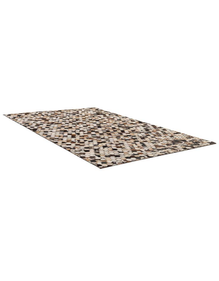 Detail image of 5' x 7' 11 Cowhide - Patchwork Rug