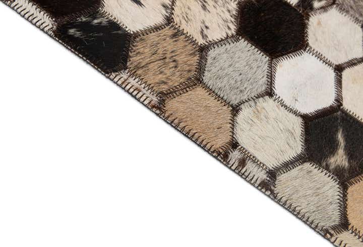 5' x 7' 11 Cowhide - Patchwork Rug