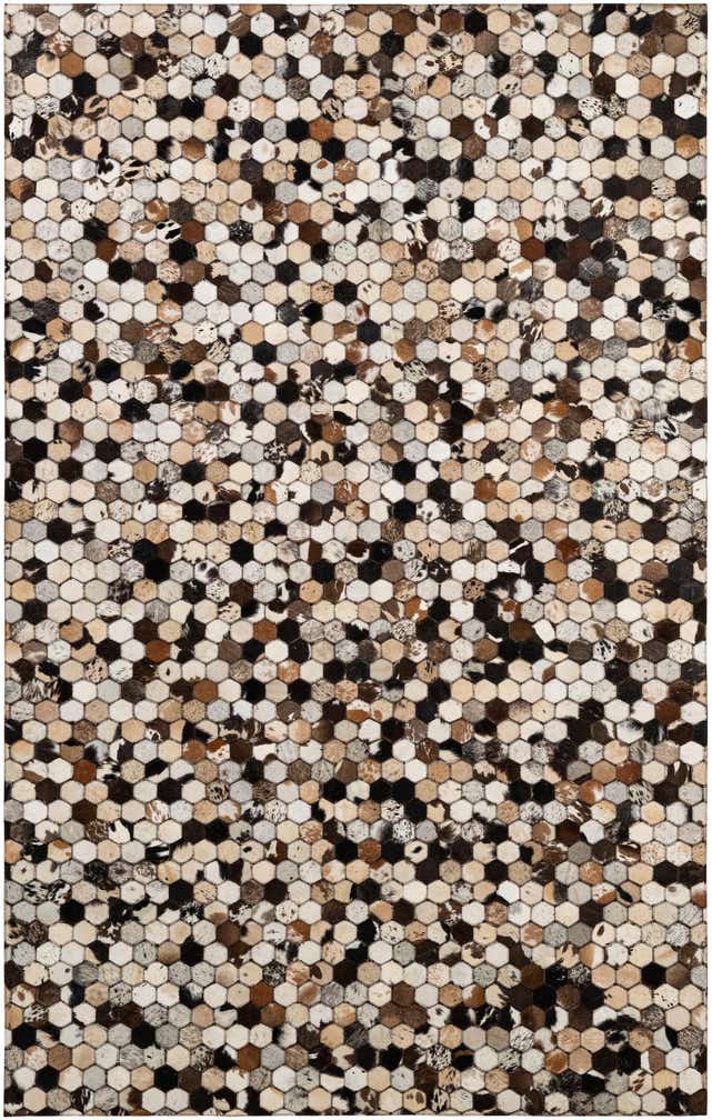 5' x 7' 11 Cowhide - Patchwork Rug