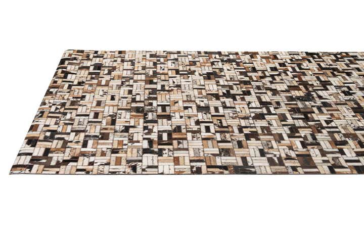 5' 2 x 8' 1 Cowhide - Patchwork Rug