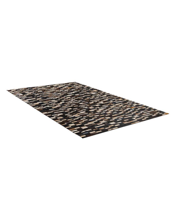 Detail image of 5' x 7' 11 Cowhide - Patchwork Rug